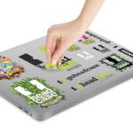 Head Case Designs Officially Licensed AC Milan Logo and Typography Graphic Icons Stickers & Skin Decals Compatible for Laptop Smartphone Gaming Notebook Luggage Bag Tumbler Scrapbook Locker