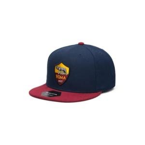 Fan Ink AS Roma - Team Flat Peak Snapback Hat Multi