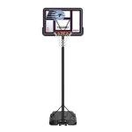 Lifetime WNBA Toronto Tempo Portable Basketball Hoop, Adjustable Height 7.5-10 Ft, 44 Inch Shatterproof Fusion Backboard, Base with Wheels