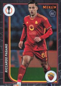 2023-24 TOPPS MERLIN UEFA #95 RICCARDO PAGANO RC AS ROMA SOCCER OFFICIAL TRADING CARD OF SOCCER