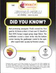 2023-24 TOPPS MERLIN UEFA #141 NICCOLO PISILLI RC AS ROMA SOCCER OFFICIAL TRADING CARD OF SOCCER