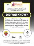 2023-24 TOPPS MERLIN UEFA #95 RICCARDO PAGANO RC AS ROMA SOCCER OFFICIAL TRADING CARD OF SOCCER