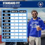 Team Fan Apparel NFL Adult Unisex Retro Gameday Ultra Soft Fleece Hooded Sweatshirt, Officially Licensed Football Hoodie (Seattle Seahawks - Royal, Large)