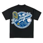 Baseball 2025 World & League Champions T-Shirt | Los Angeles LA Finals Merch | Premium Tee Shirt for Men & Women (US, Alpha, XX-Large, Regular, Regular, LA Black)
