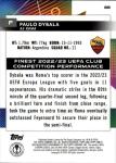 2023-24 TOPPS UEFA FINEST CLUB COMPETITIONS #88 PAULO DYBALA AS ROMA SOCCER OFFICIAL TRADING CARD OF SOCCER