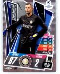 2020-21 Topps Chrome Match Attax UEFA UCL League #125 Samir Handanovic Inter Milan Soccer Trading Card