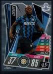 2020-21 Topps Chrome Match Attax UEFA UCL League #129 Romelu Lukaku Inter Milan Soccer Trading Card