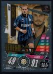 2020-21 Topps Chrome Match Attax UEFA UCL League #192 Wesley Sneijder Legend Inter Milan Soccer Trading Card