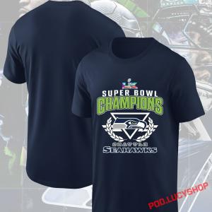 Seattle Seahawks 2026 Super Bowl LX Champions T-Shirt, Seahawks Champions LX Tee