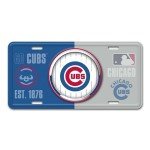 FANMATS 43221 Chicago Cubs Embossed Metal License Plate