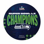 Rico Industries NFL Football Seattle Seahawks 2026 Super Bowl LX Champions Shape Cut Pennant - Home and Living Room Décor - Soft Felt EZ to Hang