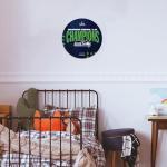 Rico Industries NFL Football Seattle Seahawks 2026 Super Bowl LX Champions Shape Cut Pennant - Home and Living Room Décor - Soft Felt EZ to Hang