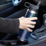 Rico Industries NFL Football Seattle Seahawks 2026 Super Bowl LX Champions 22oz Stainless Steel Tumbler with Lid - Great For Coffee, Tea, Water or Cocktails