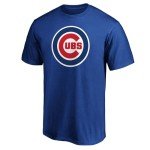 Outerstuff MLB Kids Youth 8-20 Outfield Primary Logo Performance T-Shirt (US, Numeric, 14, 16, Regular, Chicago Cubs - Blue)