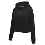 Pro Standard Womens WNBA Toronto Tempo Classic Triple Black Cropped Pullover Hoodie Black S