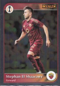 2024-25 TOPPS MERLIN UEFA CLUB COMPETITIONS #92 STEPHAN EL SHAARAWY AS ROMA SOCCER OFFICIAL TRADING CARD OF SOCCER