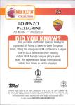 2024-25 TOPPS MERLIN UEFA CLUB COMPETITIONS #52 LORENZO PELLEGRINI AS ROMA SOCCER OFFICIAL TRADING CARD OF SOCCER