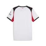 PUMA Men's A.C. Milan Away Jersey Replica, White-for All Time Red AH25, Large ACM Away Jersey Replica