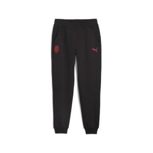 PUMA Mens Ac Milan Essentials Logo Pants Casual - Black - Size XL