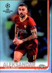 2018-19 2019 Topps Chrome UEFA Champions League Refractor #80 Aleksandar Kolarov AS Roma Soccer Trading Card