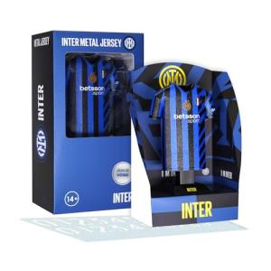 Inter Milan 24/25 Home Jersey-Shaped Alloy Metal Desk Display Stand – Official Licensed Men’s Soccer Team Collectible Model