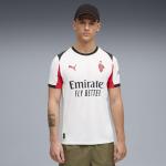 PUMA Men's A.C. Milan Away Jersey Replica, White-for All Time Red AH25, X-Largearge ACM Away Jersey Replica