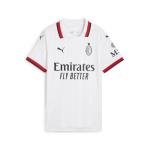 PUMA Womens Ac Milan Away Collared Short Sleeve Jersey Replica Casual - White - Size XL