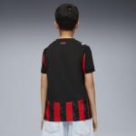 PUMA Unisex-Child A.C. Milan Home Jersey Replica, for All Time Red- Black AH25,