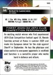 2023-24 TOPPS UEFA FINEST CLUB COMPETITIONS #100 RENATO SANCHES AS ROMA SOCCER OFFICIAL TRADING CARD OF SOCCER