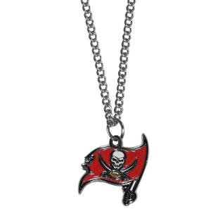 NFL Siskiyou Sports Fan Shop Tampa Bay Buccaneers Chain Necklace with Small Charm 22 inch Team Color