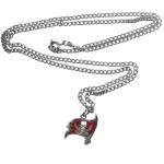 NFL Siskiyou Sports Fan Shop Tampa Bay Buccaneers Chain Necklace with Small Charm 22 inch Team Color