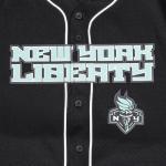 Pro Standard Mens WNBA New York Liberty Mesh Button Down Mesh Top Black L