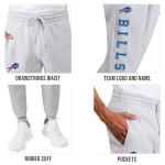 Ultra Game NFL Men's Super Soft Game Day Jogger Sweatpants, Cleveland Browns, Heather Gray, X-Large