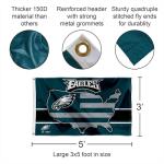 WinCraft Philadelphia Eagles Nation USA American Country 3x5 Flag