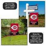 Cincinnati Reds Double Sided Garden Flag