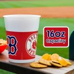 Boston Red Sox Plastic Cups - Pack of 25 - Premium Quality, Perfect for Sports Events & Team Parties