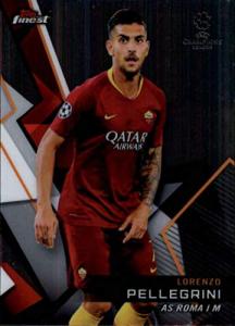2018-19 Finest UEFA Champions League #52 Lorenzo Pellegrini AS Roma Soccer Card