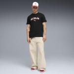 PUMA Men's A.C. Milan T-Shirt, Black- White SS26, Medium ACM Ftblculture Tee