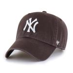 '47 New York Yankees Adjustable Cap Clean Up MLB, Brown, One Size