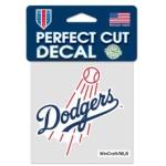 WinCraft Los Angeles Dodgers 4" x 4" Blue & Red Vinyl Unframed Wall Decal