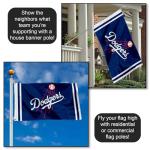 WinCraft Los Angeles Dodgers Logo 3x5 Foot Grommet Banner Flag