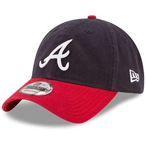 New Era MLB Core Classic 9TWENTY Adjustable Hat Cap One Size Fits All (Atlanta Braves)