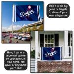 WinCraft Los Angeles Dodgers Logo 3x5 Foot Grommet Banner Flag