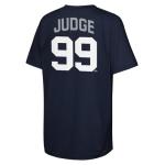 Aaron Judge New York Yankees MLB Kids Youth 4-20 Navy Official Name & Number Performance Jersey T-Shirt (US, Numeric, 5, 6, Regular, Aaron Judge New York Yankees Navy)