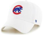 47 MLB White Team Color Primary Logo Clean Up Adjustable Strap Hat Cap, Adult One Size Fits All - Chicago Cubs White