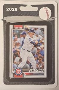 2026 Team Set Chicago Blister Packed 10 Card Topps Cubs Team Set Series 1
