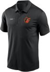 Nike Men's MLB Cooperstown Collection Logo Franchise Performance Polo (US, Alpha, X-Large, Regular, Regular, Black, Baltimore Orioles)