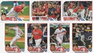 2023 Topps Series 1 & 2 Cleveland Guardians Team Set 25 Cards