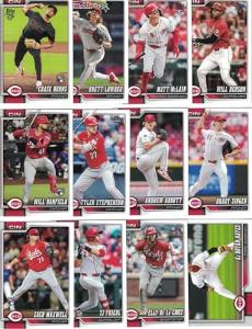 Cincinnati Reds/Complete 2026 Topps Cincinnati Reds Baseball Card Team Set (Series 1) with (12) Cards. *Plus Bonus* This listing includes (10) Bonus Cincinnati Reds Baseball Cards!