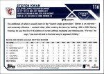 2023 TOPPS #116 STEVEN KWAN CLEVELAND GUARDIANS BASEBALL OFFICIAL TRADING CARD OF THE MLB